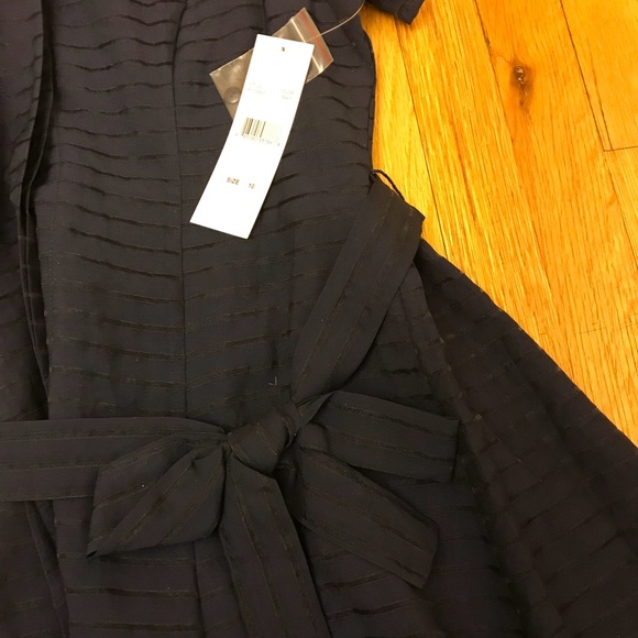 Chetta b shortsleeve button down navy,NWT - Picture 4 of 8